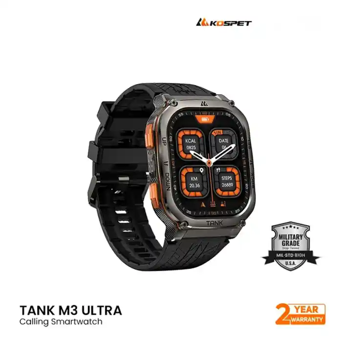 KOSPET TANK M3 Ultra Calling Rugged Smartwatch with GPS